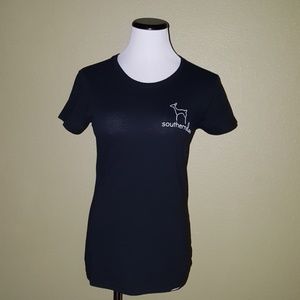 Southern Doe black short sleeve t shirt S
